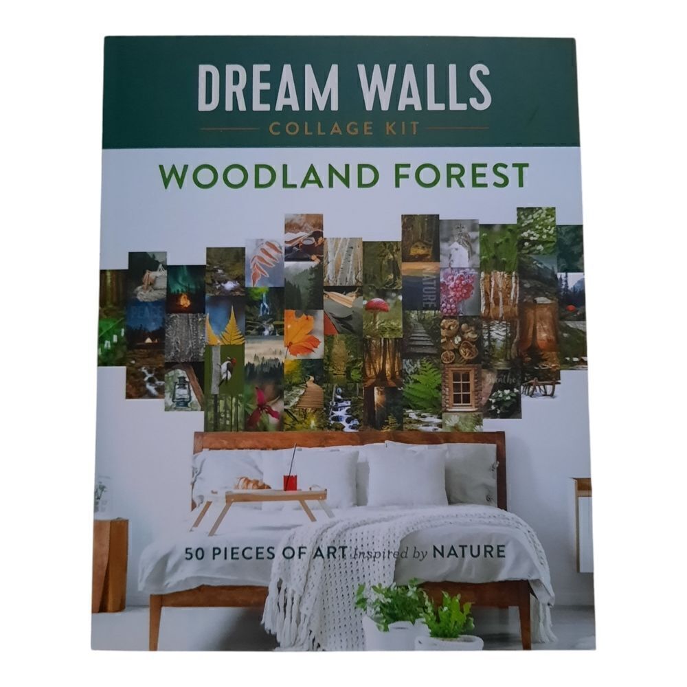 Woodland Forest Collage Kit - Green